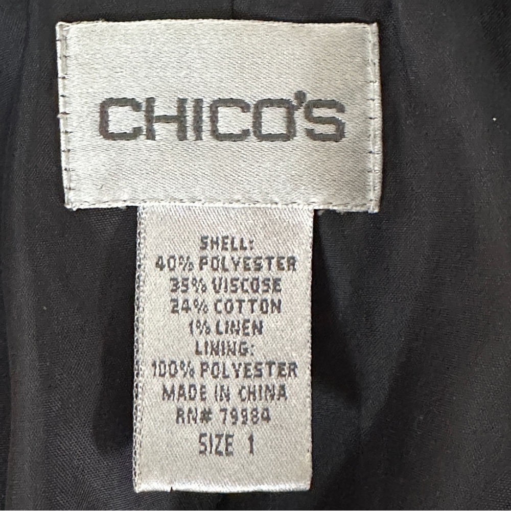 Chico’s Floral Jacquard Blazer Chicos size 1
8/10 Medium - Picture 9 of 11